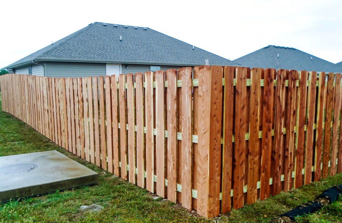 Cedar shadow box fence repair and replacement services in Hacienda Heights, CA